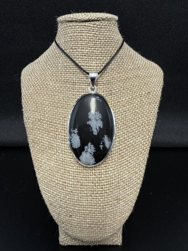 Obsidienne flocon de neige Mexique